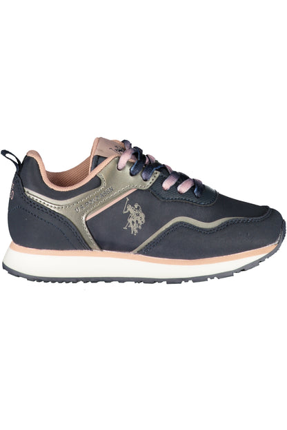 US POLO ASSN. BLUE SPORTS SHOES FOR CHILDREN