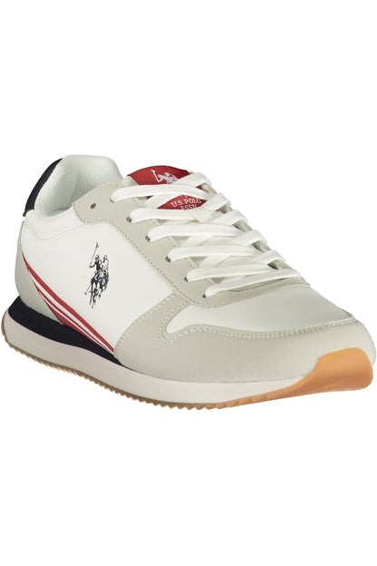 US POLO ASSN. MEN'S WHITE SPORTS FOOTWEAR