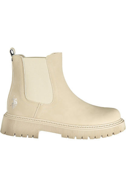 US POLO ASSN. WOMEN'S BEIGE BOOTS