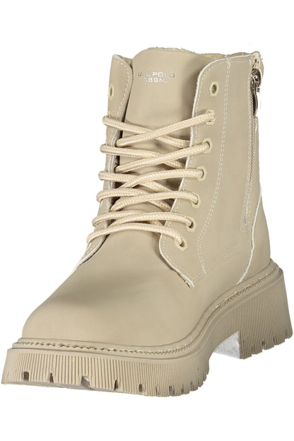 US POLO ASSN. WOMEN'S BEIGE BOOTS