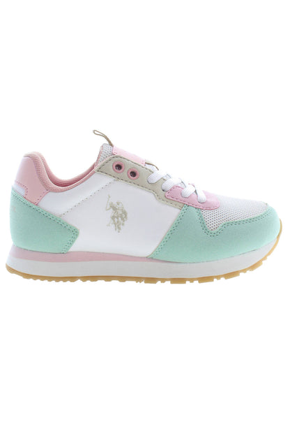 US POLO ASSN. GIRLS' WHITE SPORTS FOOTWEAR