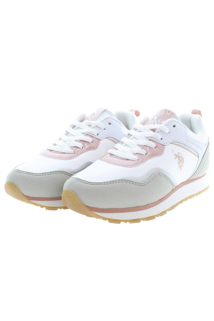US POLO ASSN. GIRLS' WHITE SPORTS FOOTWEAR