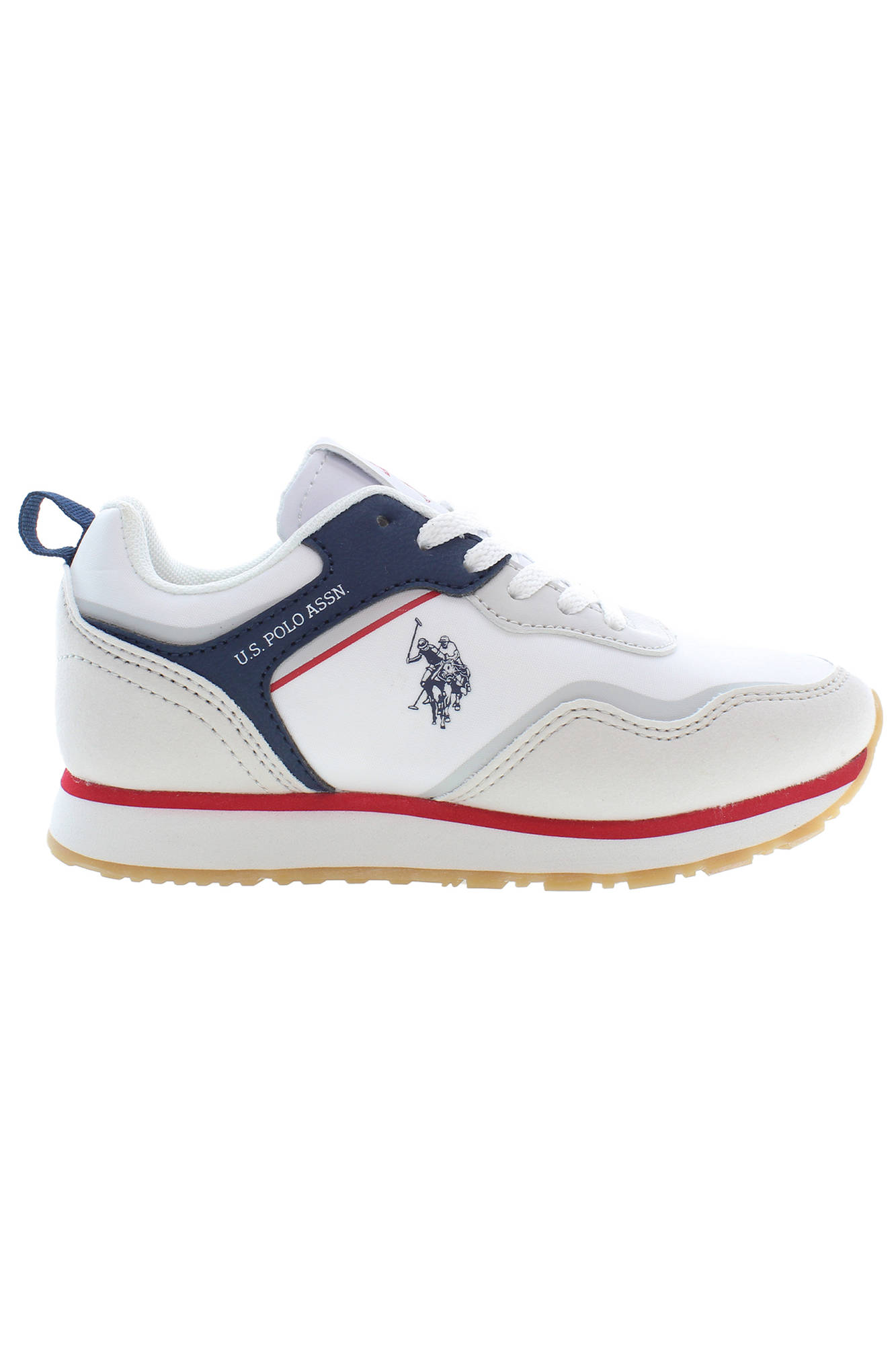 US POLO ASSN. CHILDREN'S WHITE SPORTS FOOTWEAR
