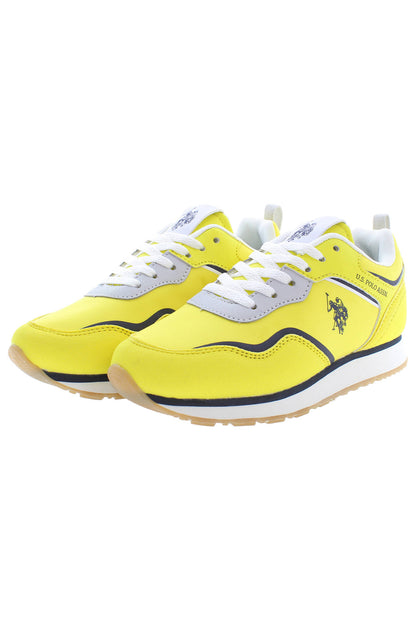 US POLO ASSN. CHILDREN'S YELLOW SPORTS FOOTWEAR