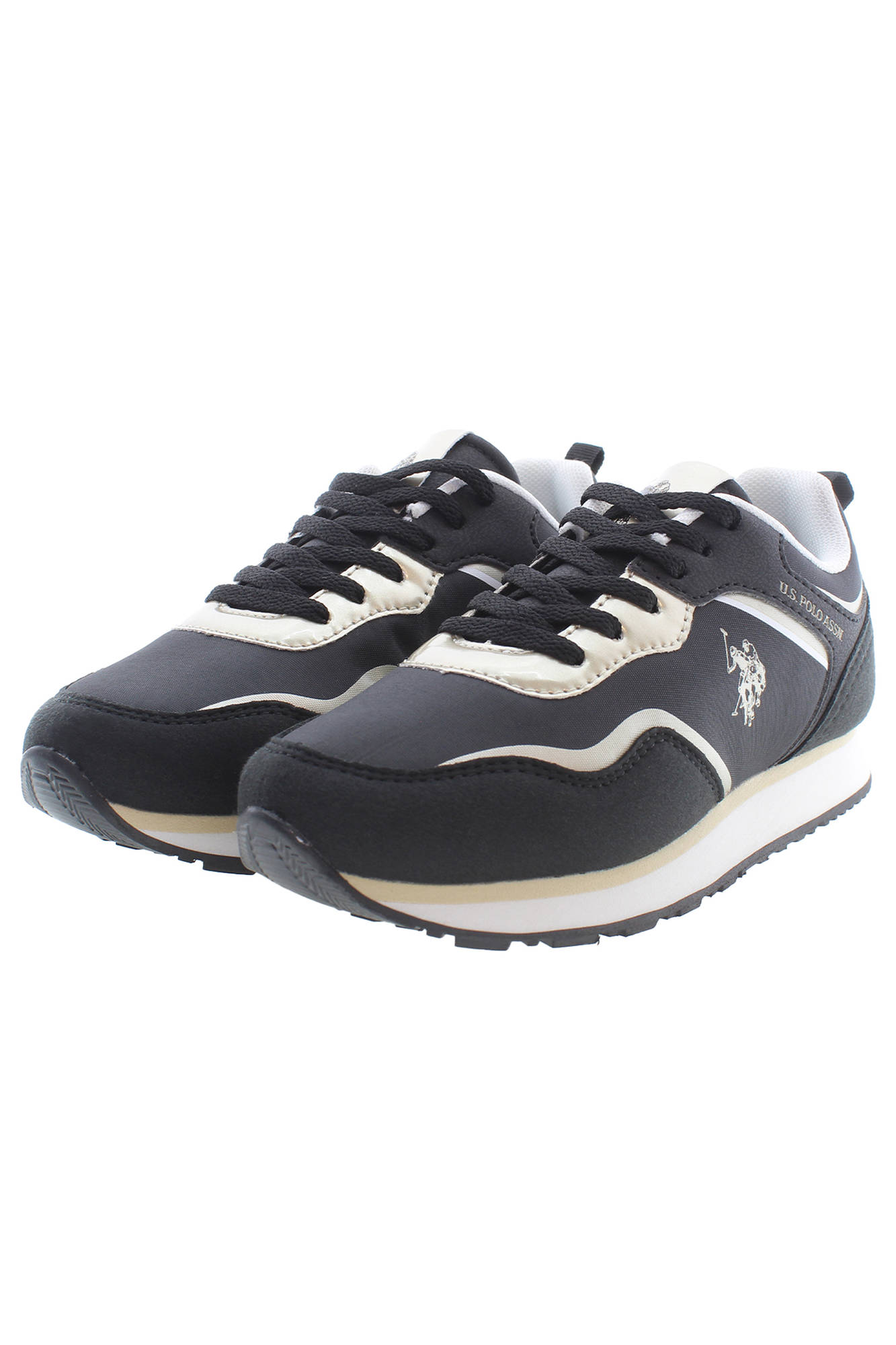 US POLO ASSN. CHILDREN'S BLACK SPORTS FOOTWEAR