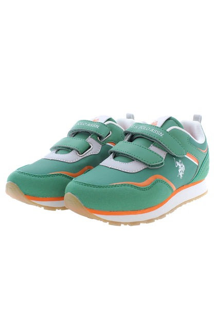US POLO ASSN. CHILDREN'S GREEN SPORTS FOOTWEAR