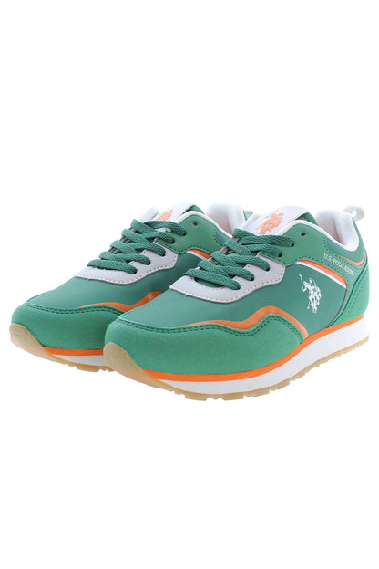 US POLO ASSN. CHILDREN'S GREEN SPORTS FOOTWEAR