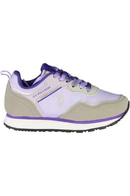 US POLO ASSN. PURPLE CHILDREN'S SPORTS FOOTWEAR