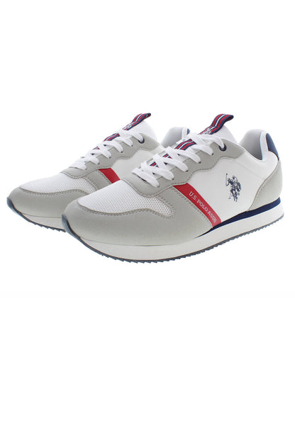 US POLO ASSN. MEN'S WHITE SPORTS FOOTWEAR