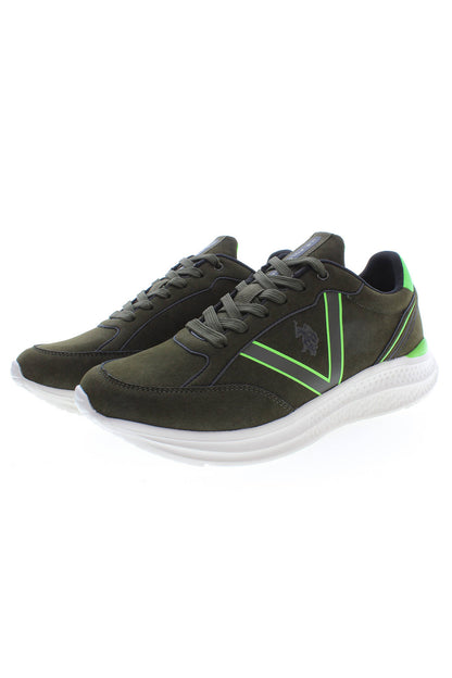 US POLO ASSN. MEN'S SPORTS FOOTWEAR GREEN