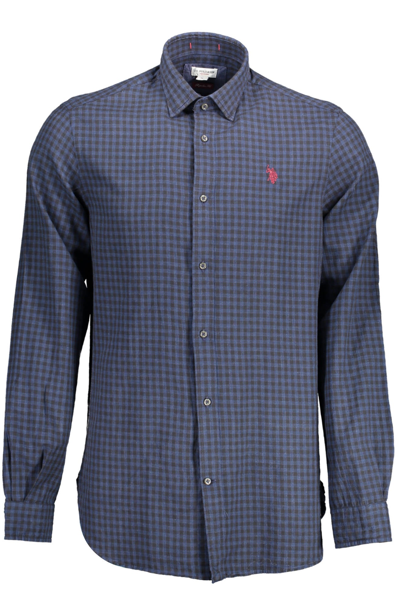 US POLO ASSN. MEN'S BLUE LONG-SLEEVED SHIRT