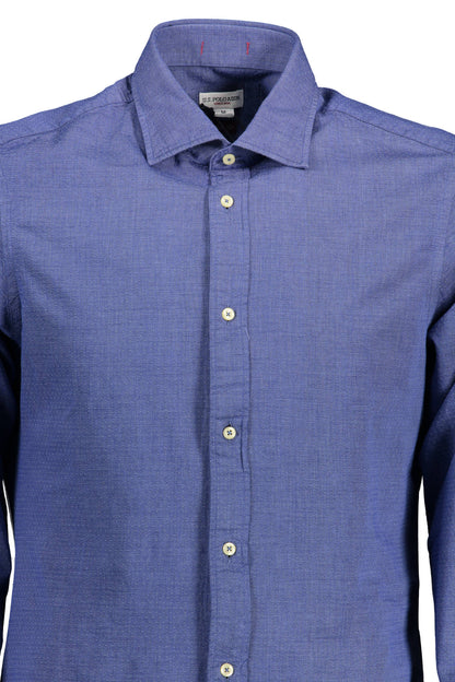 US POLO ASSN. MEN'S BLUE LONG-SLEEVED SHIRT