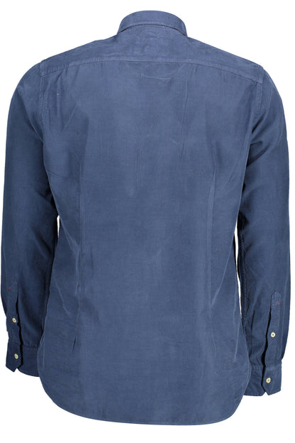 US POLO ASSN. MEN'S BLUE LONG-SLEEVED SHIRT