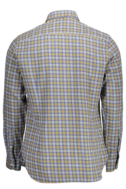 US POLO ASSN. MEN'S BLUE LONG-SLEEVED SHIRT