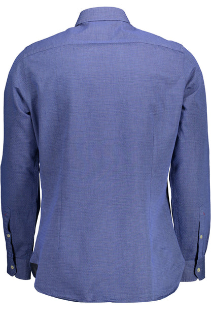 US POLO ASSN. MEN'S BLUE LONG-SLEEVED SHIRT