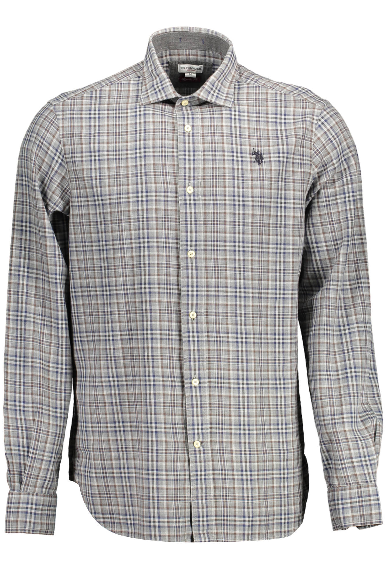 US POLO ASSN. MEN'S LONG-SLEEVED SHIRT, GREY