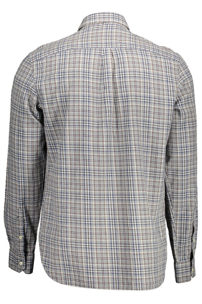 US POLO ASSN. MEN'S LONG-SLEEVED SHIRT, GREY