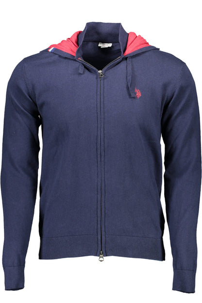 US POLO ASSN. MEN'S BLUE CARDIGAN