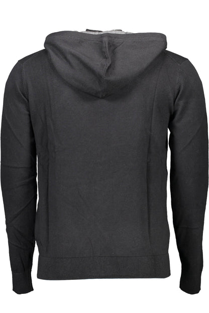 US POLO ASSN. MEN'S BLACK CARDIGAN