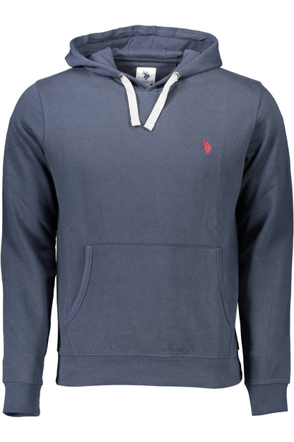 US POLO ASSN. MEN'S BLUE ZIP-UP SWEATSHIRT