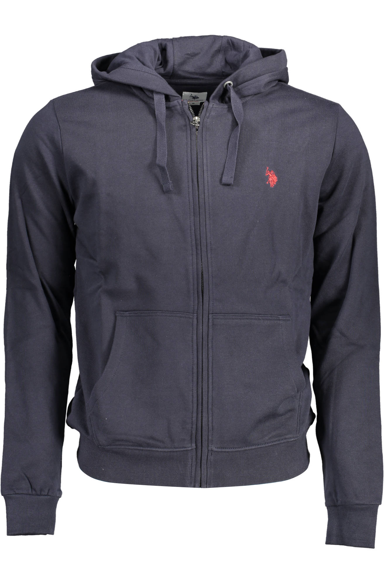 US POLO ASSN. MEN'S BLUE ZIP-UP SWEATSHIRT