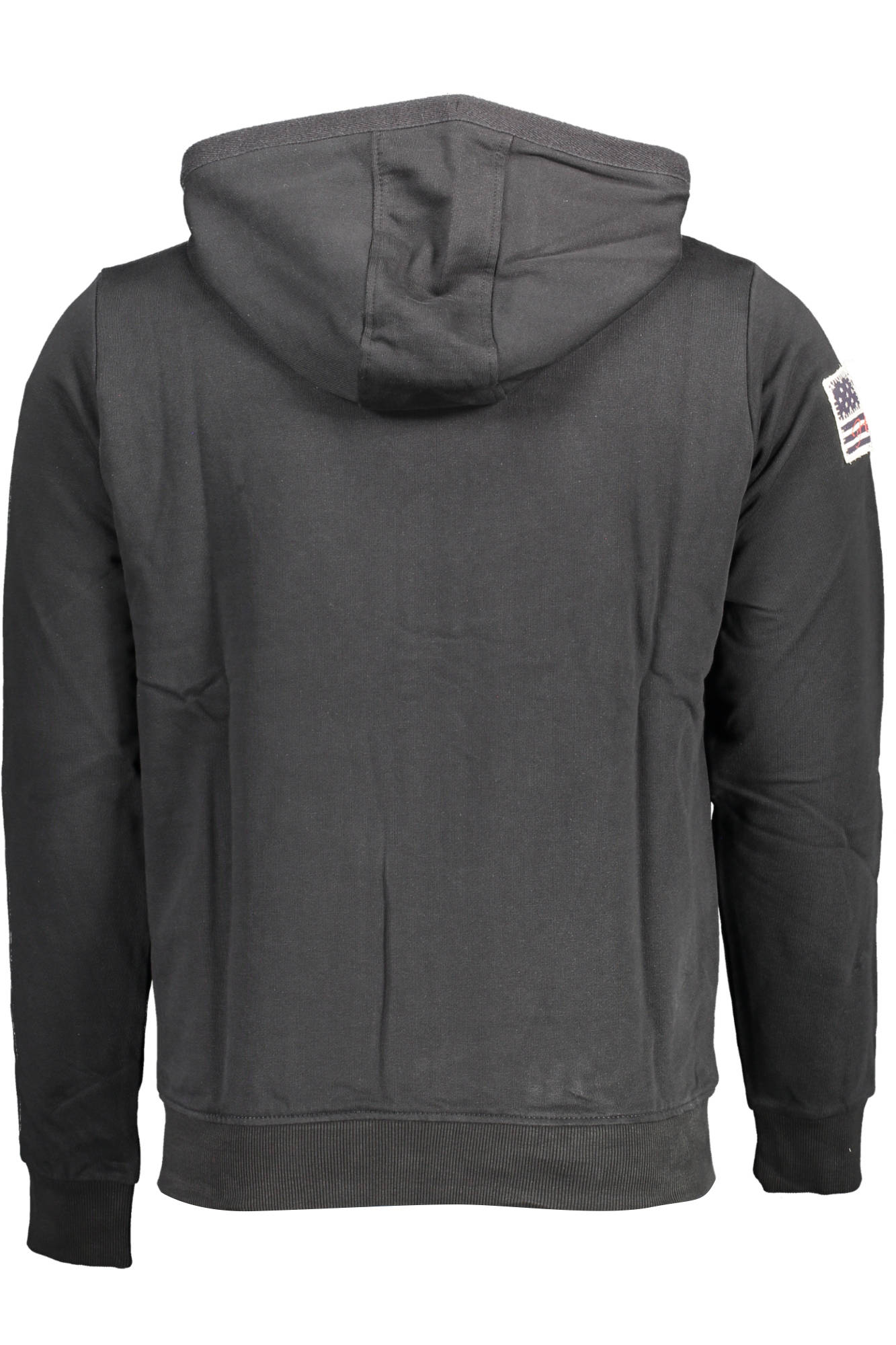 US POLO ASSN. MEN'S BLACK ZIP-UP SWEATSHIRT