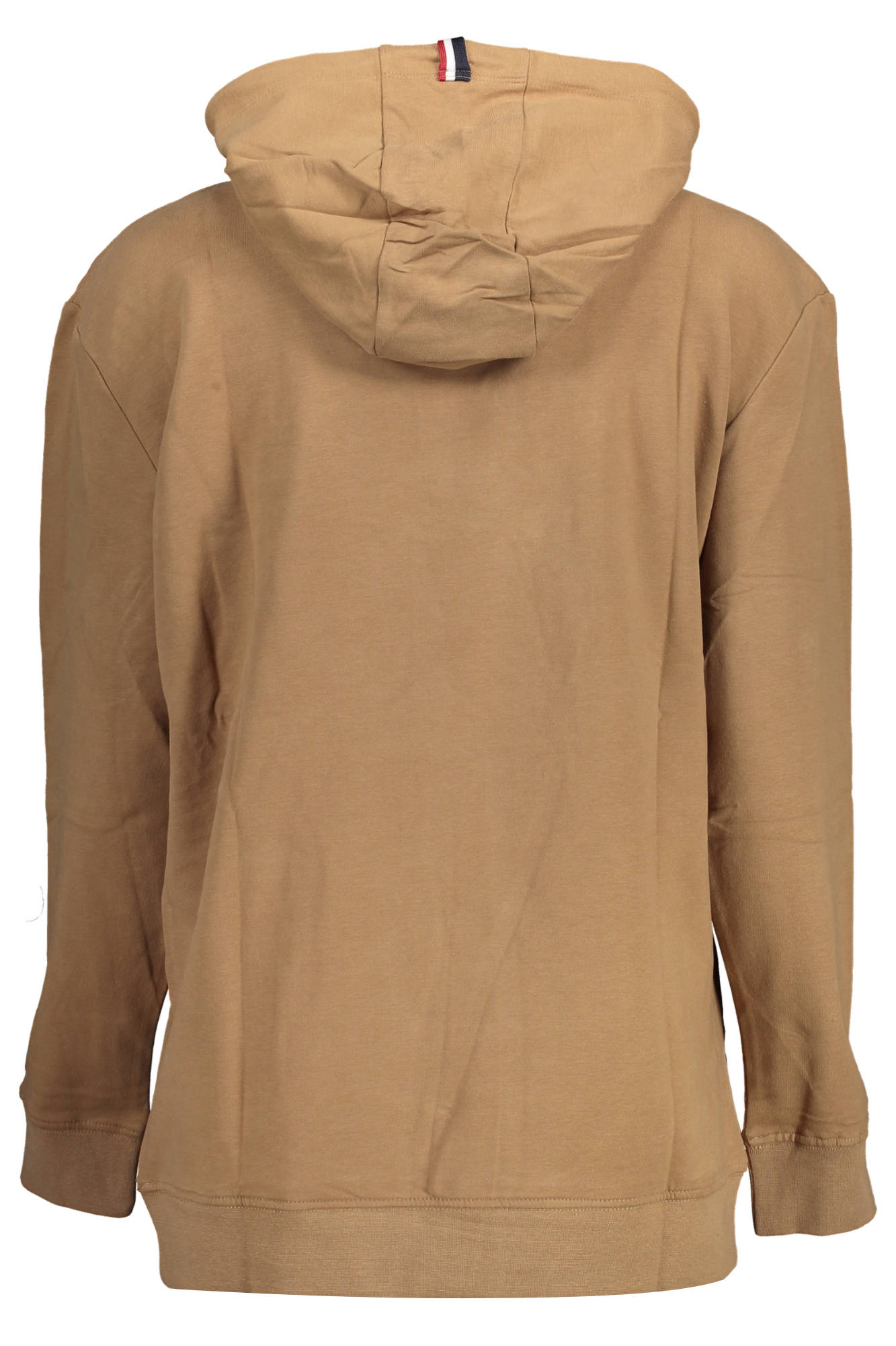 US POLO ASSN. WOMEN'S BROWN ZIP-UP SWEATSHIRT