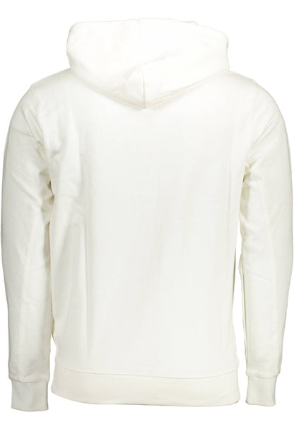 US POLO ASSN. MEN'S WHITE ZIP-UP SWEATSHIRT