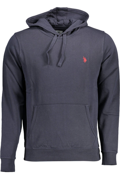 US POLO ASSN. MEN'S BLUE ZIP-UP SWEATSHIRT