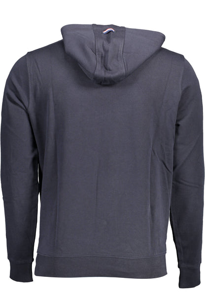 US POLO ASSN. MEN'S BLUE ZIP-UP SWEATSHIRT