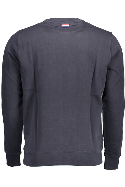 US POLO ASSN. MEN'S BLUE ZIP-UP SWEATSHIRT
