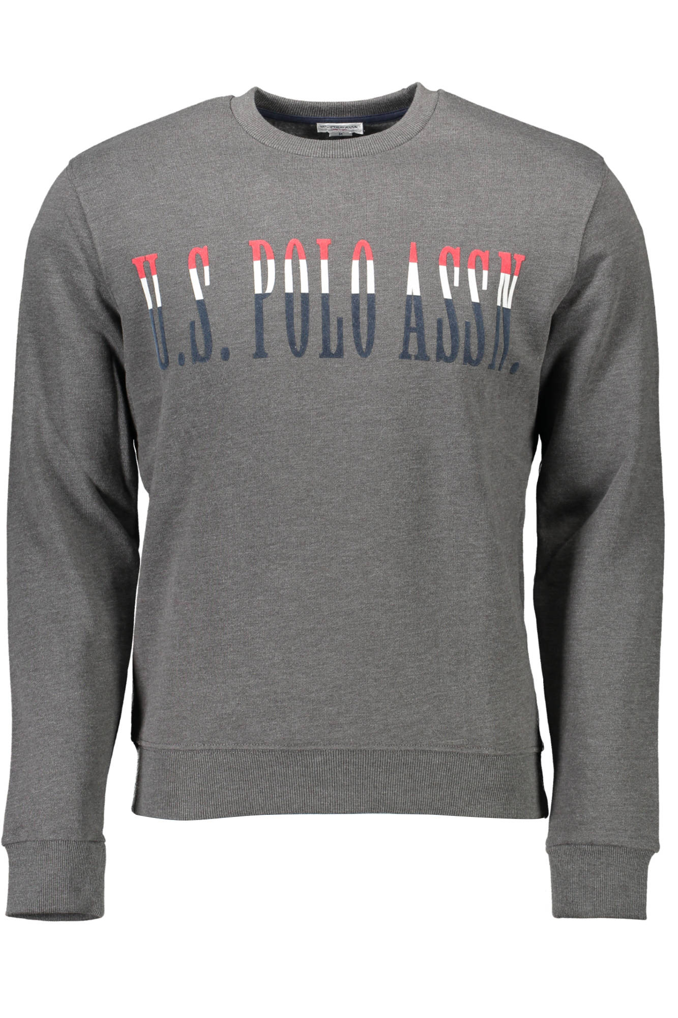 US POLO ASSN. MEN'S GRAY ZIP-UP SWEATSHIRT