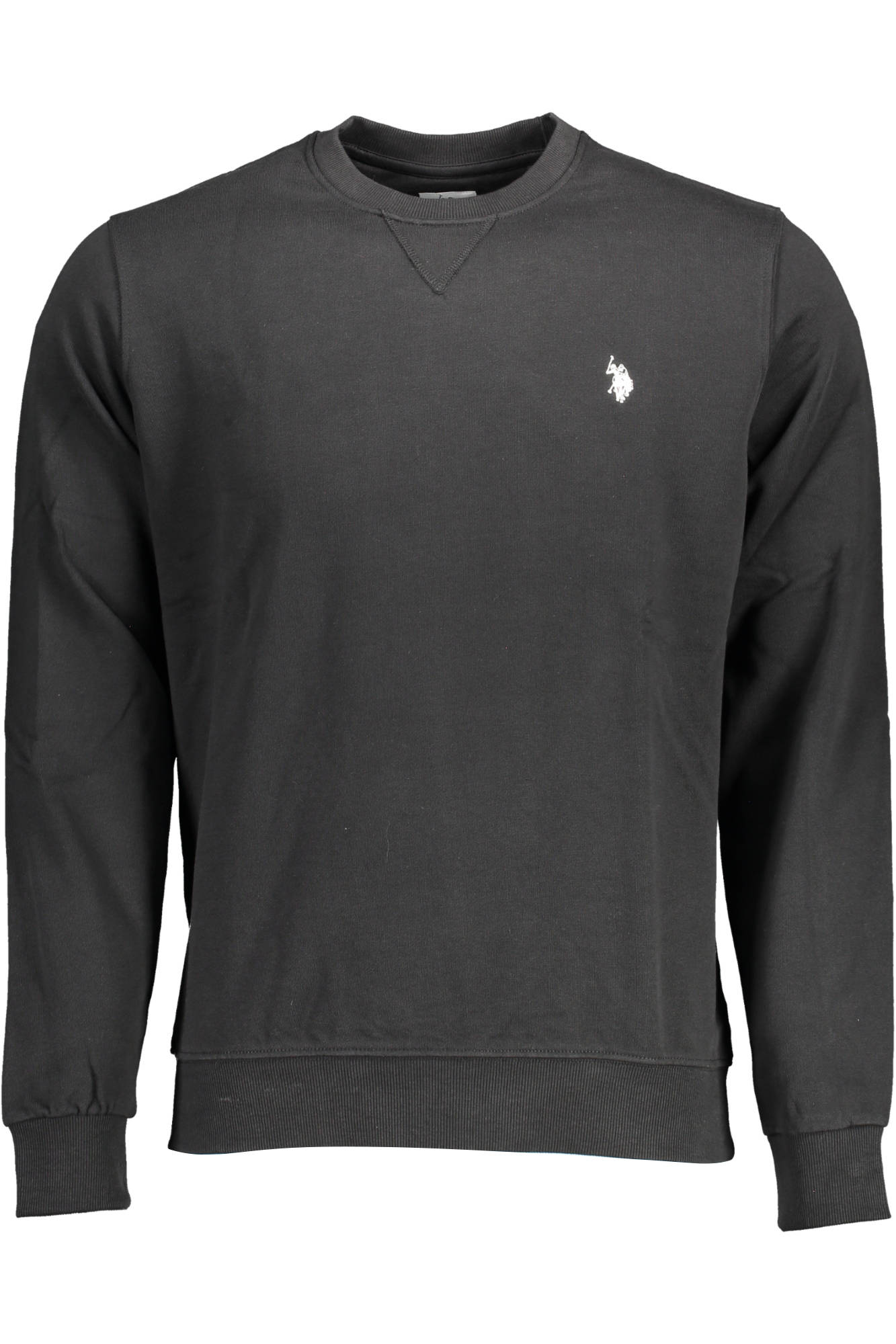 US POLO ASSN. MEN'S BLACK ZIP-UP SWEATSHIRT