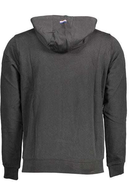 US POLO ASSN. MEN'S BLACK ZIP-UP SWEATSHIRT