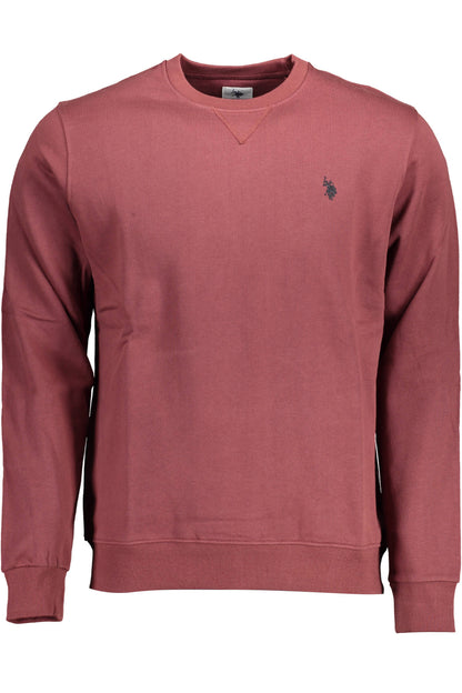 US POLO ASSN. MEN'S PURPLE ZIP-UP SWEATSHIRT