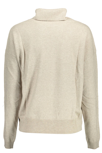 US POLO ASSN. WOMEN'S BEIGE TURTLENECK