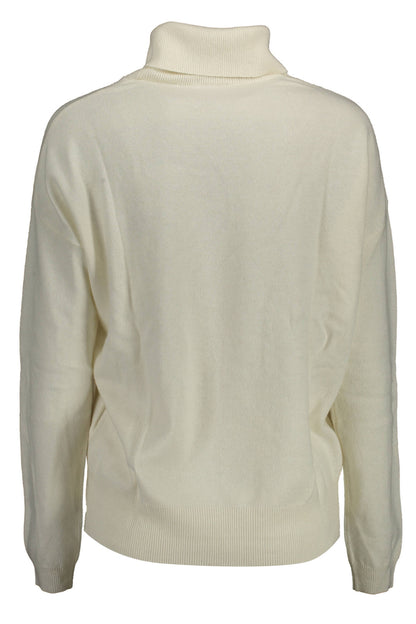 US POLO ASSN. WOMEN'S WHITE TURTLENECK