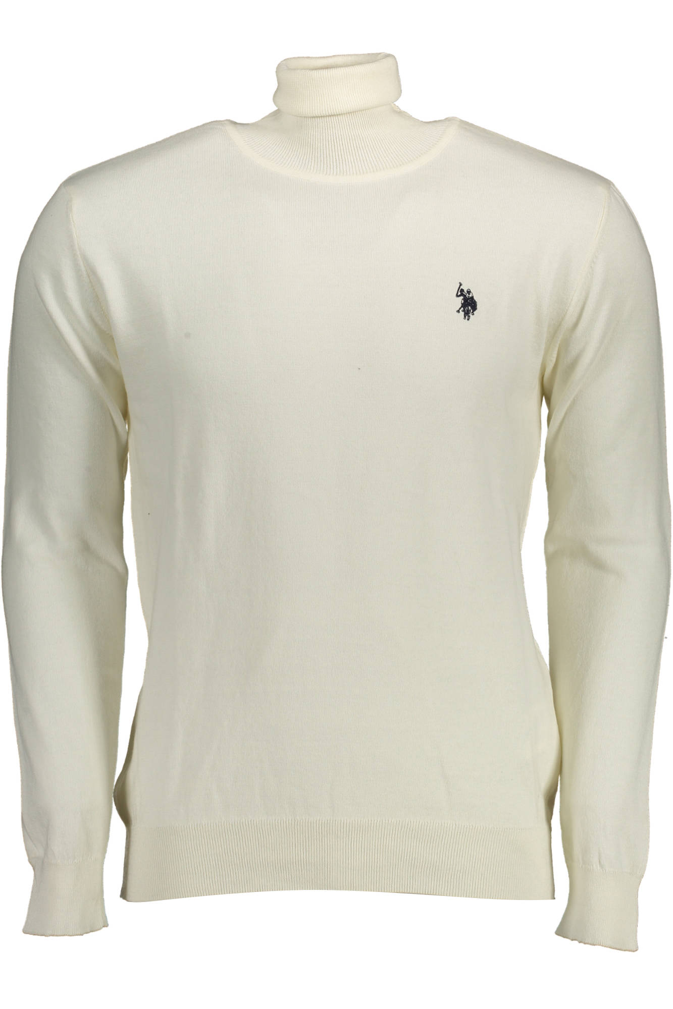 US POLO ASSN. MEN'S WHITE TURTLENECK