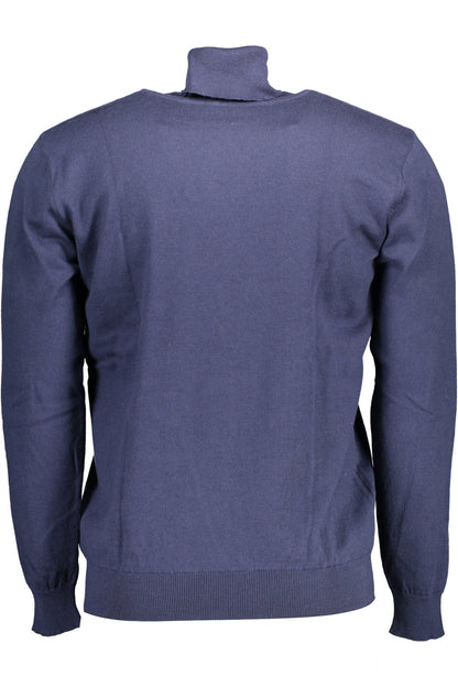 US POLO ASSN. MEN'S BLUE TURTLENECK