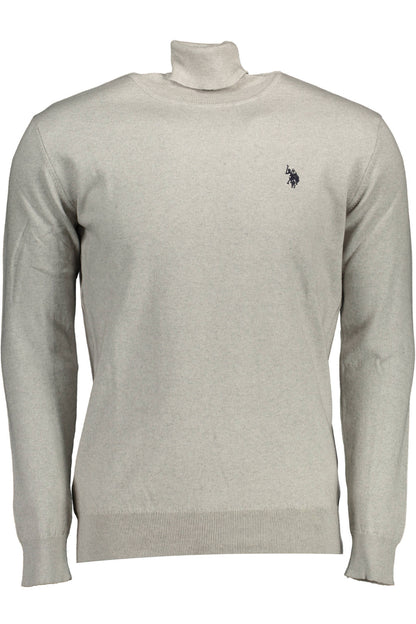 US POLO ASSN. MEN'S GREY TURTLENECK