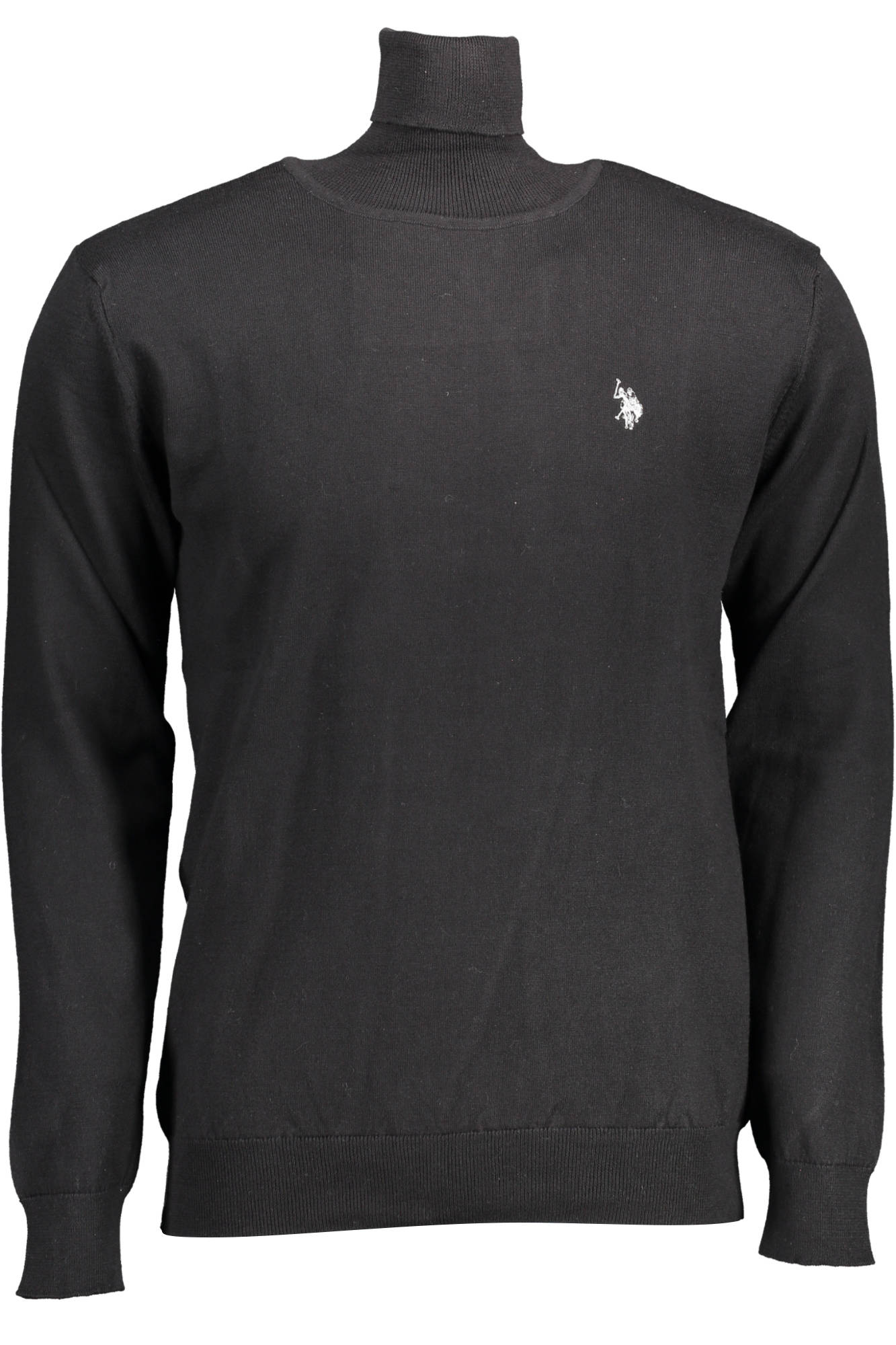 US POLO ASSN. MEN'S BLACK TURTLENECK