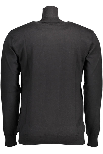 US POLO ASSN. MEN'S BLACK TURTLENECK