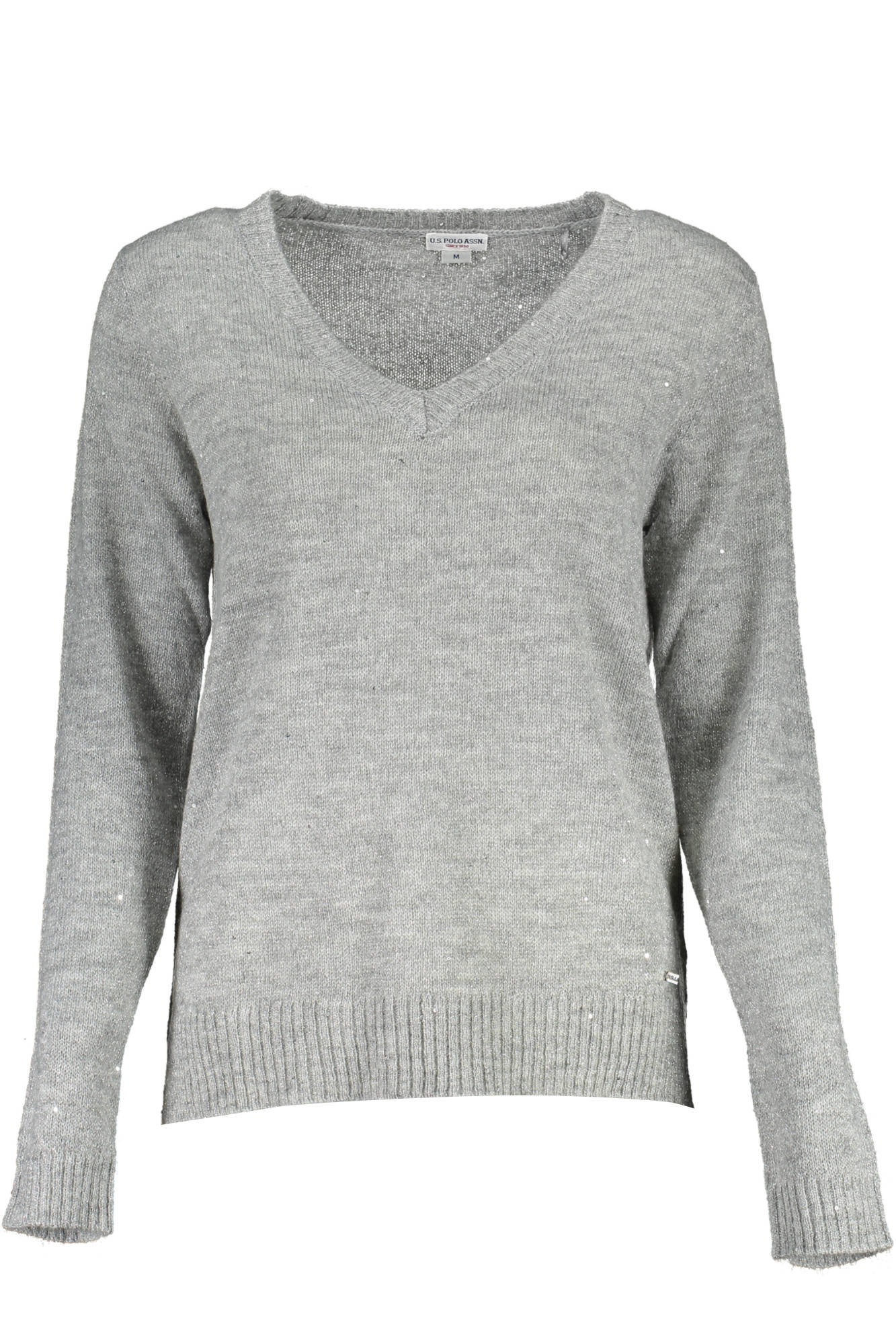US POLO ASSN. WOMEN'S SILVER SWEATER