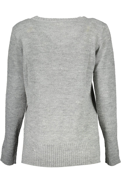 US POLO ASSN. WOMEN'S SILVER SWEATER