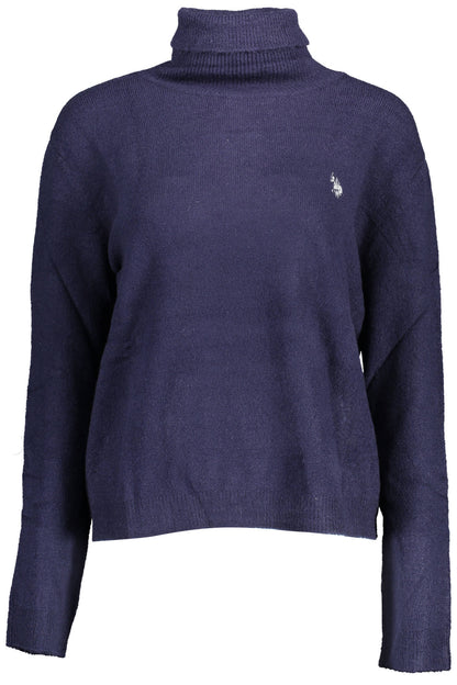 US POLO ASSN. WOMEN'S BLUE SWEATER