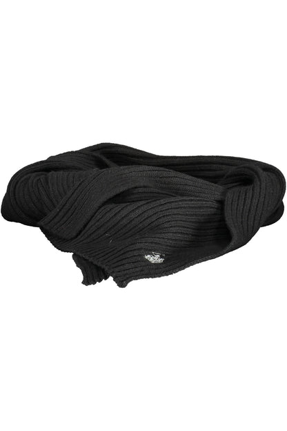 US POLO ASSN. MEN'S BLACK SCARF