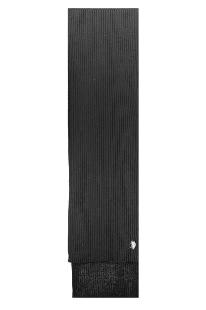 US POLO ASSN. MEN'S BLACK SCARF