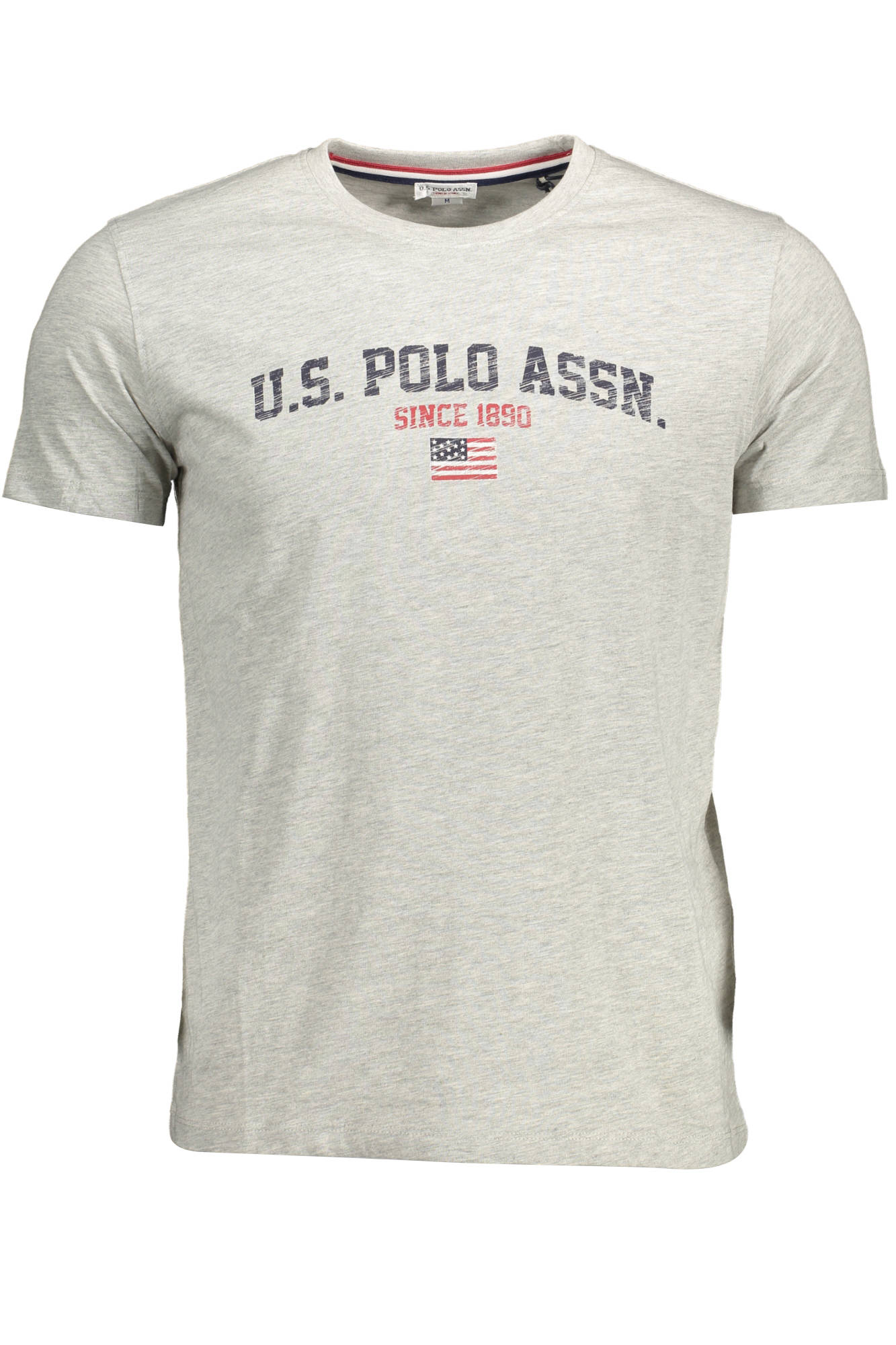 US POLO ASSN. MEN'S SHORT-SLEEVE T-SHIRT, GREY