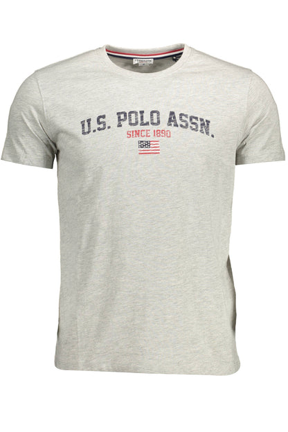 US POLO ASSN. MEN'S SHORT-SLEEVE T-SHIRT, GREY