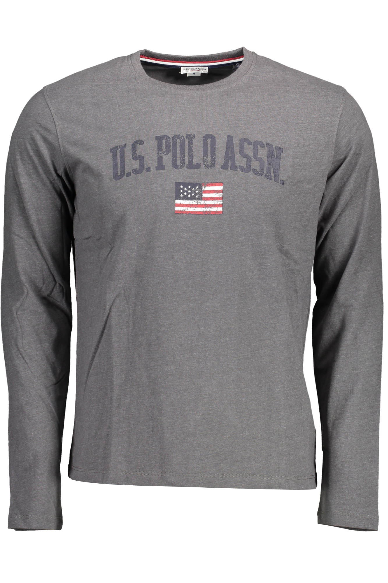 US POLO ASSN. MEN'S LONG-SLEEVE T-SHIRT, GREY